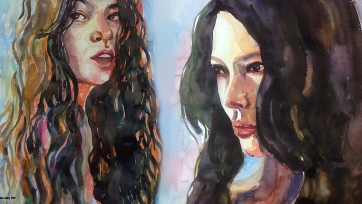วาดรูป Portrait สีน้ำ สีไม้ สีอะคริลิค และอื่นๆ (ได้ผลงานจริง)