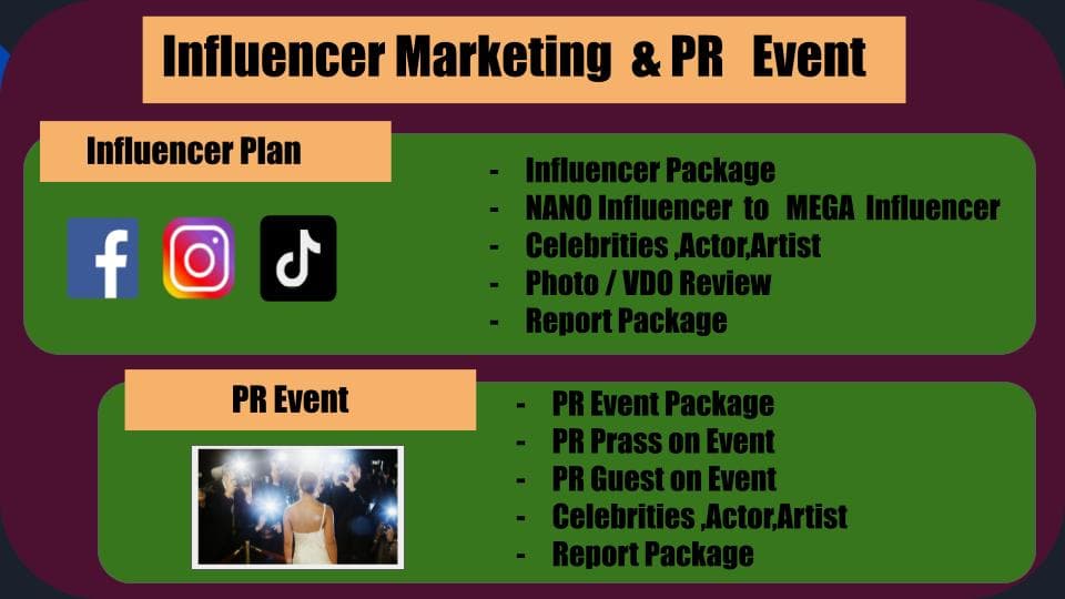 Influencer Marketing & PR Event
