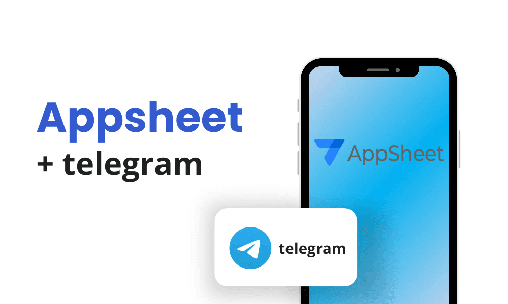 แอปสำหรับเก็บข้อมูล appsheet + แจ้งเตือนผ่านtelegram