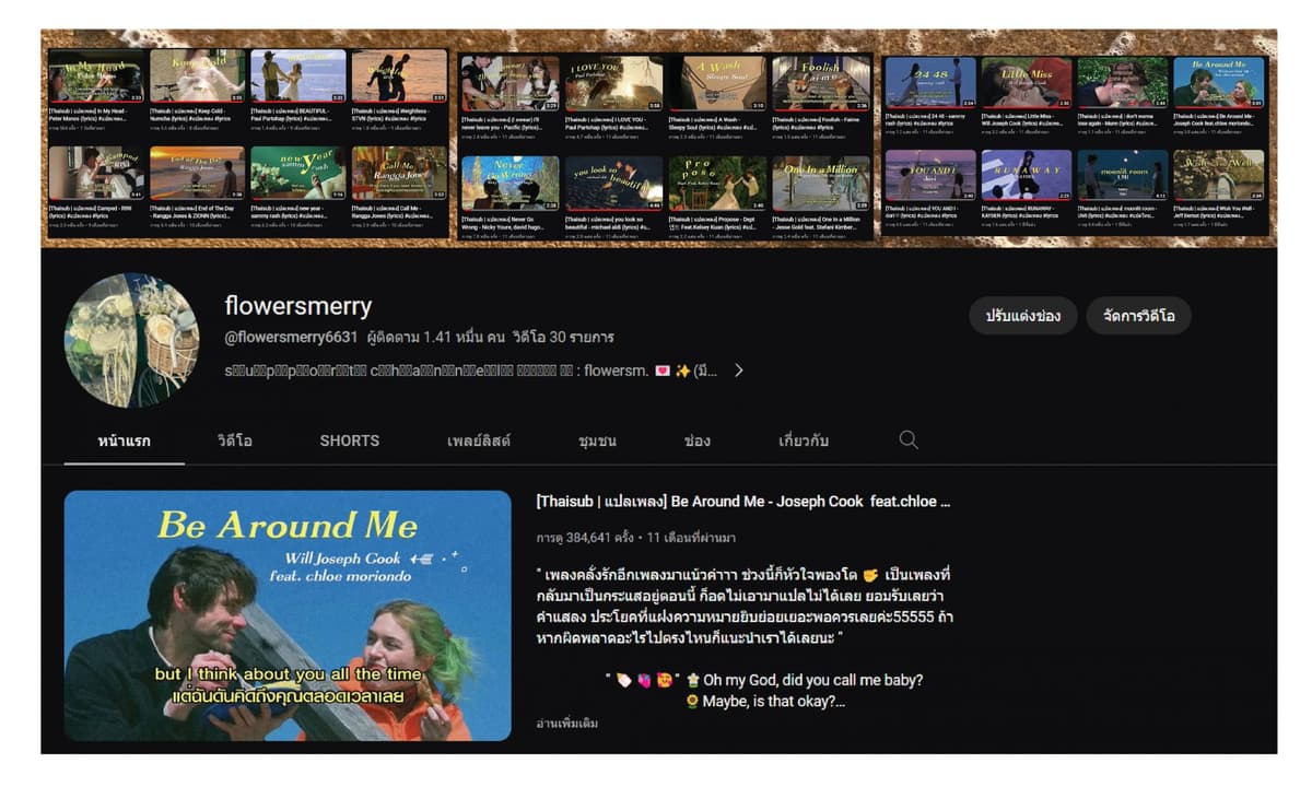 CopyWriting ' Song ' Youtube