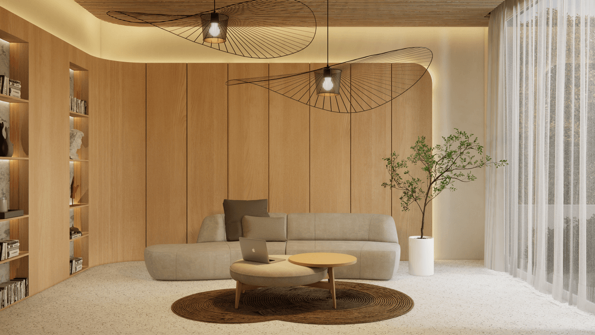 รับ Render ภาพตาม Mood & Tone ที่ลูกค้าต้องการ โดยใช้โปรเเกรม Enscape