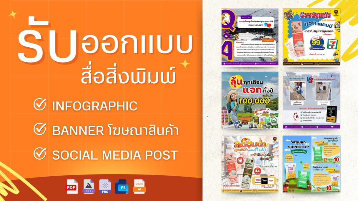 รับออกแบบ Infographic ทุกสไตล์ ราคาไม่แรง