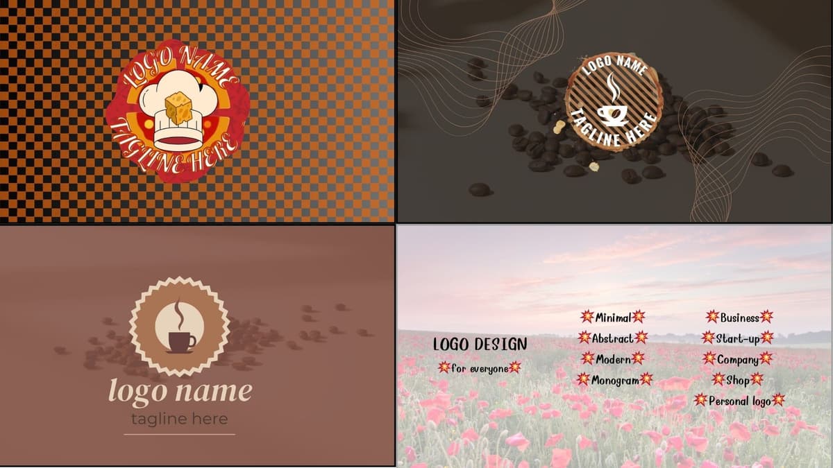 LOGO / CI ทุกสไตล์ ออกแบบโลโก้ร้านอาหาร สไตล์ Minimal และ Modern LOGO / CI ทุกสไตล์