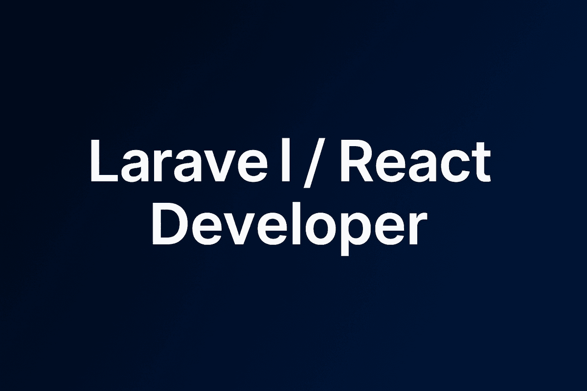 รับแก้บั๊ก และปรับปรุงระบบเว็บ Laravel / React / API เชื่อมต่อ